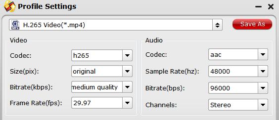 Adjust 4K TV supported profile settings